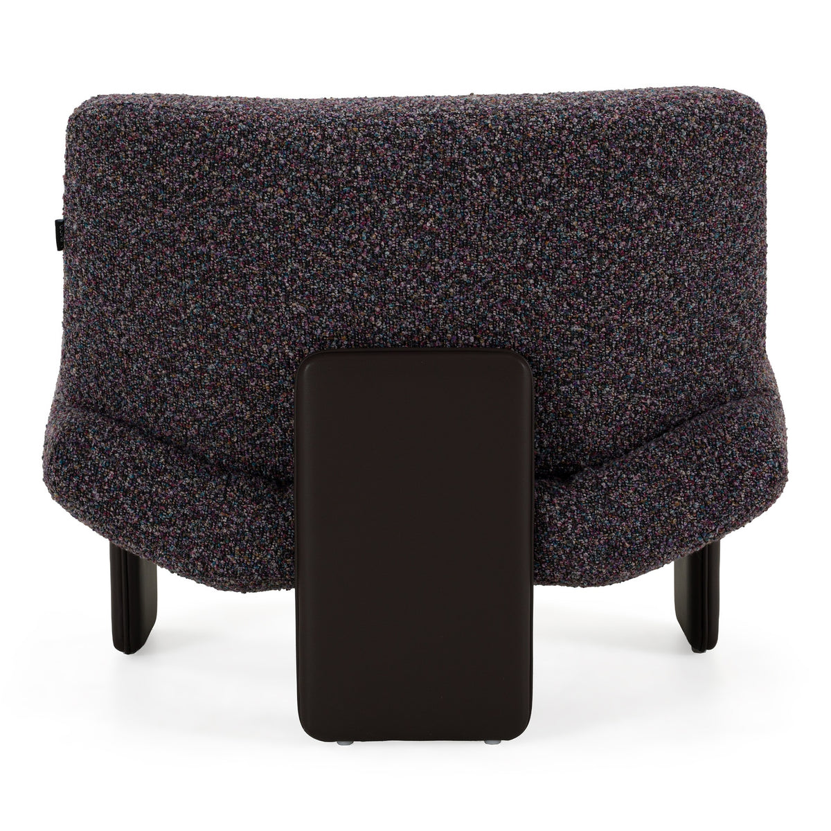Crowley Modern Grey Multi-Color Fabric Accent Chair