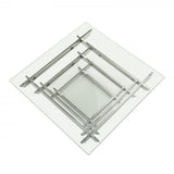 Upton Modern Square Glass Coffee Table