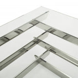 Upton Modern Square Glass Coffee Table