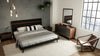 Eastern King Dali Modern Grey & Walnut Bedroom Set