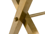 Dandy Modern Golden & 15mm Glass Dining Table