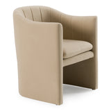 Danube Modern Beige Fabric Dining Chair