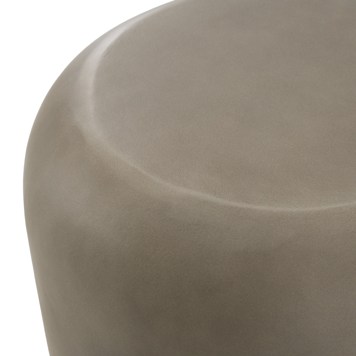 Denny Modern Grey Fiberform End Table