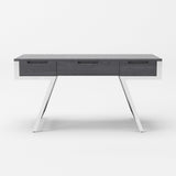 Dessart Modern Elm Grey Office Desk