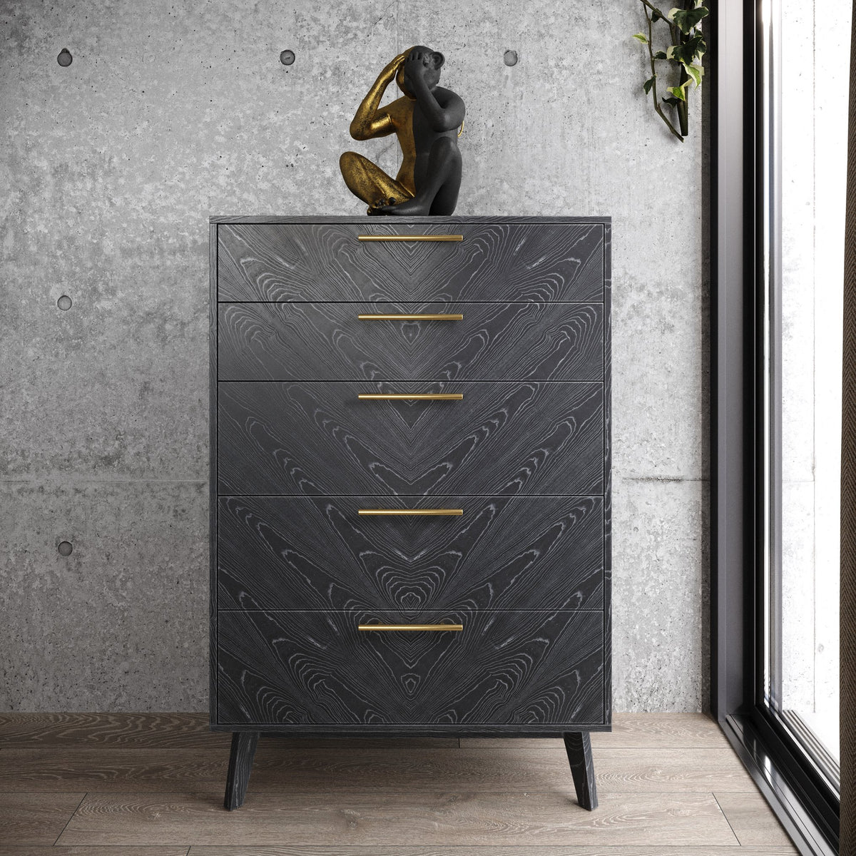 Diana Modern Grey Ash Chest