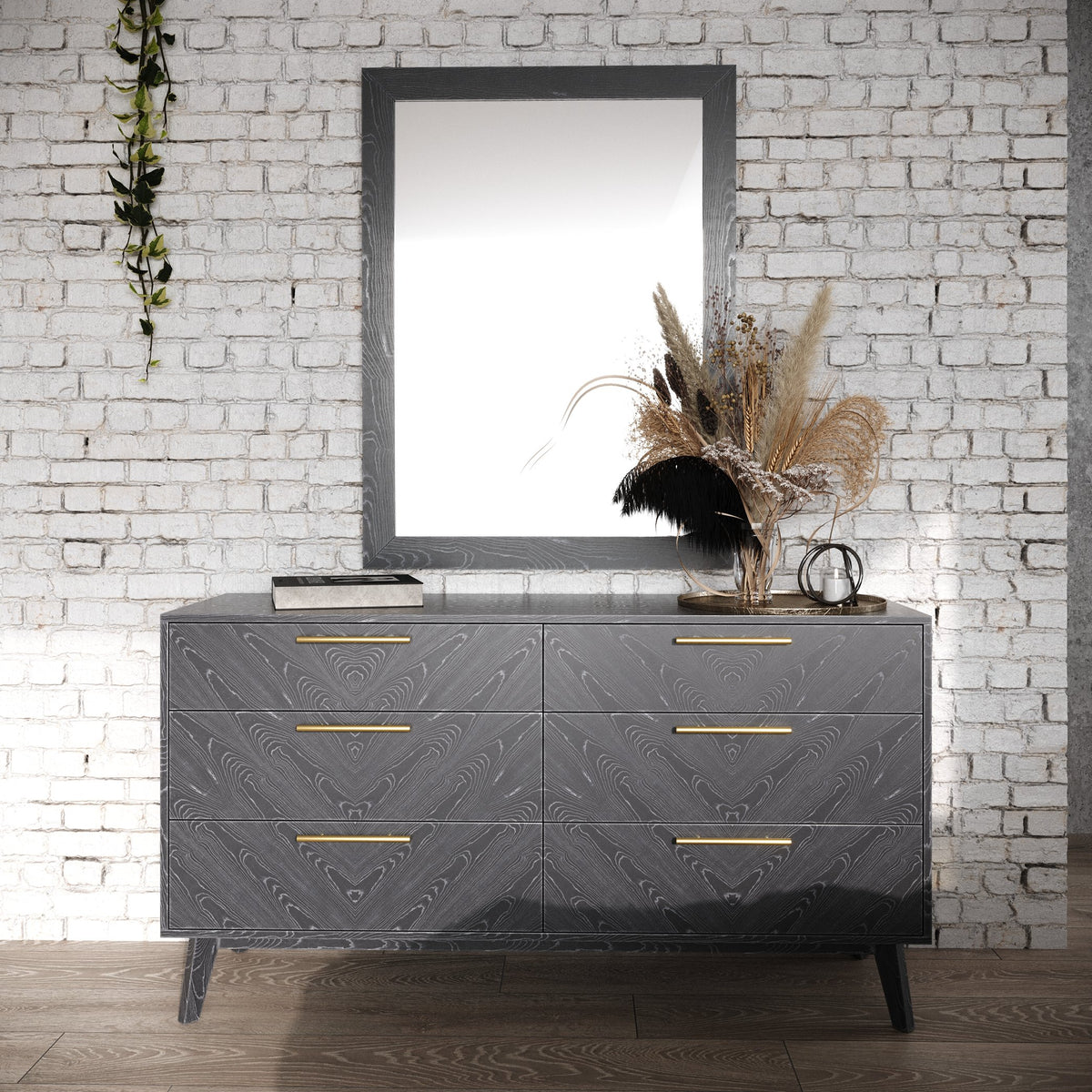 Diana Modern Grey Ash Dresser