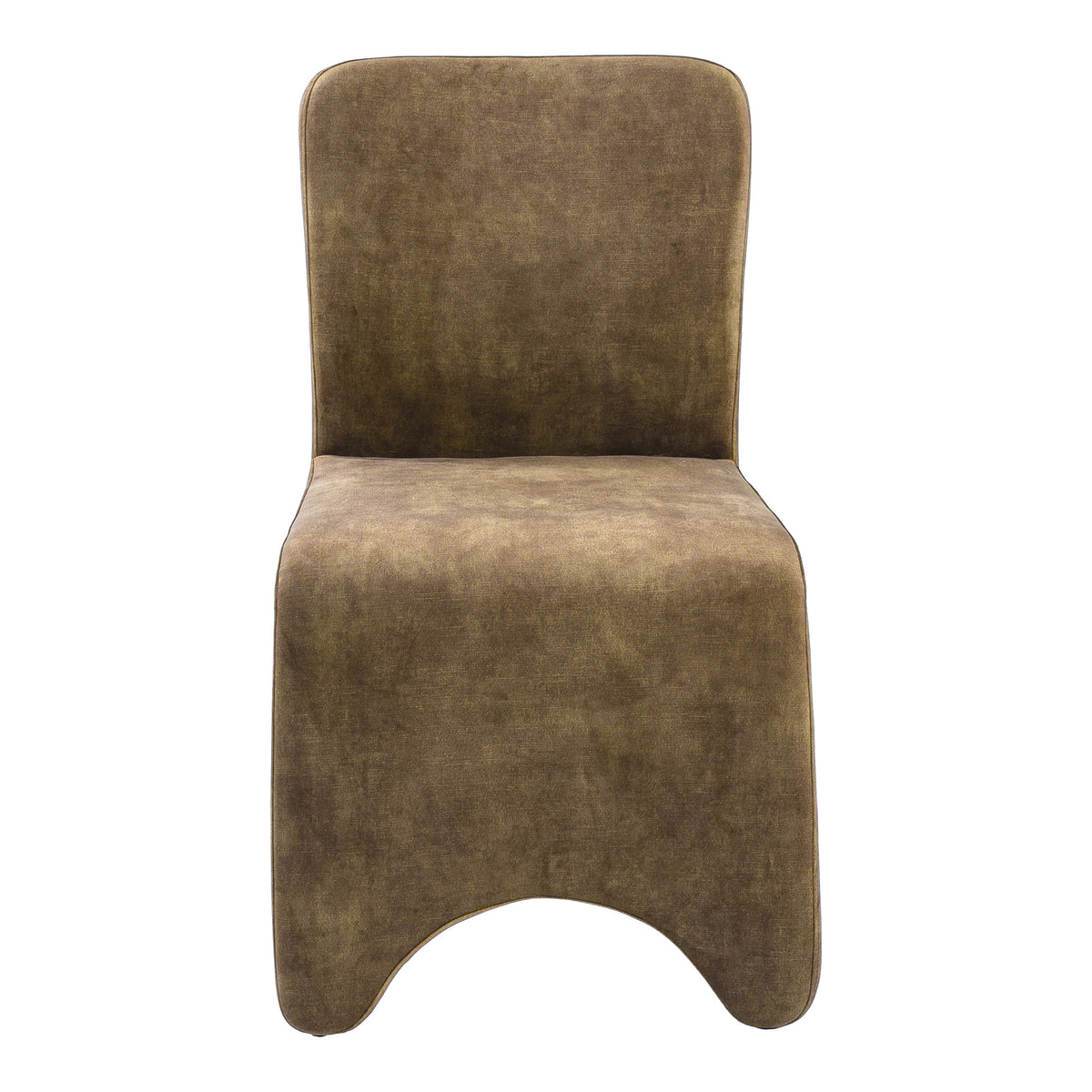 Ditka Modern Camel Velvet Dining Chair (Set of 2)