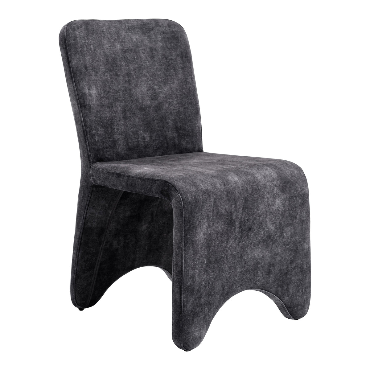Ditka Modern Grey Velvet Dining Chair (Set of 2)