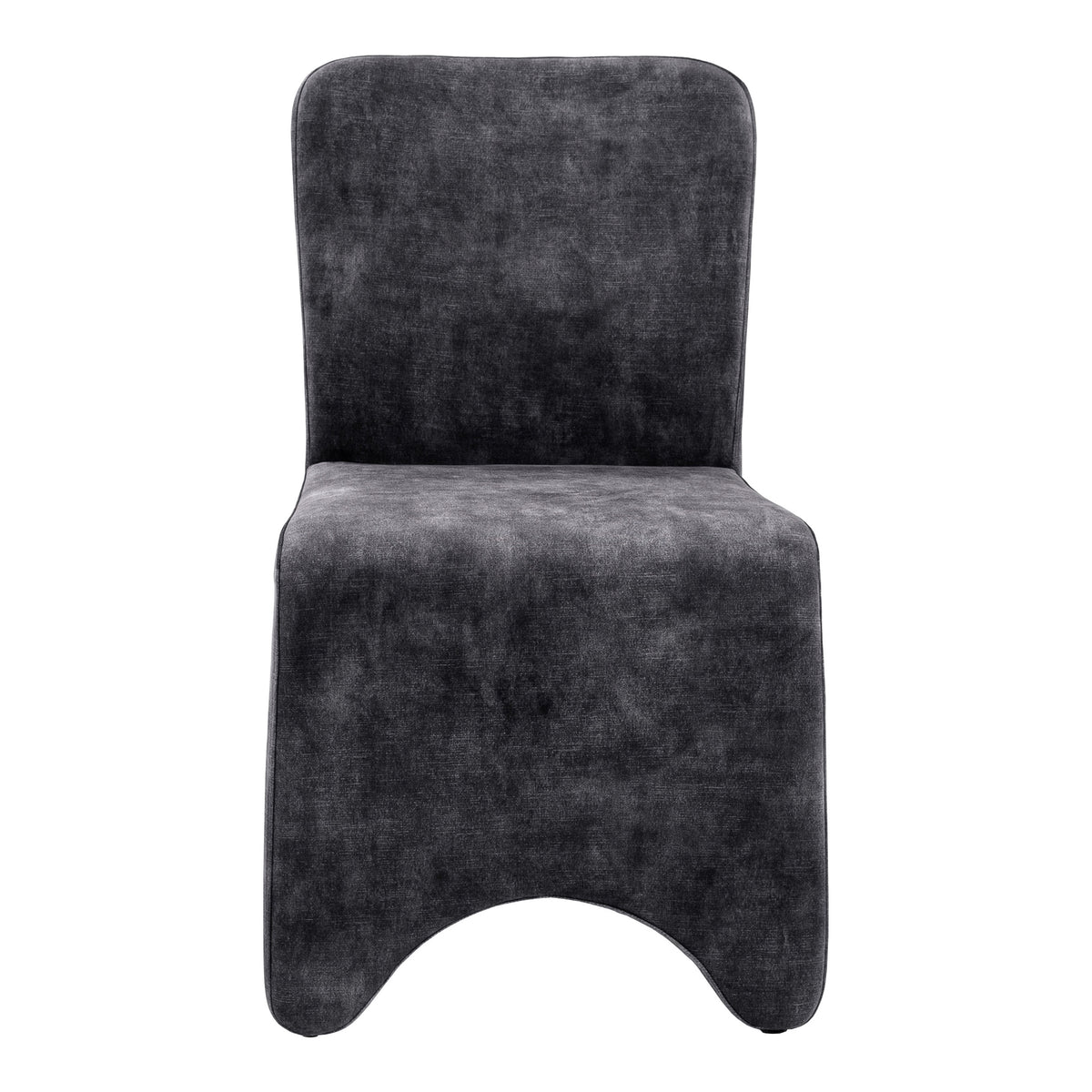 Ditka Modern Grey Velvet Dining Chair (Set of 2)