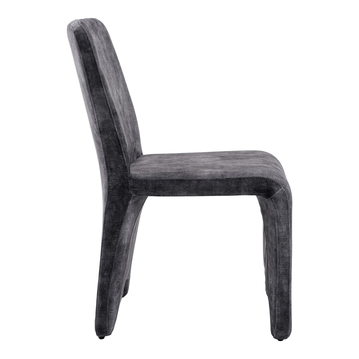 Ditka Modern Grey Velvet Dining Chair (Set of 2)