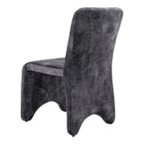 Ditka Modern Grey Velvet Dining Chair (Set of 2)