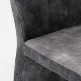 Ditka Modern Grey Velvet Dining Chair (Set of 2)