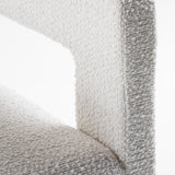 Drea Modern White Fabric Dining Chair