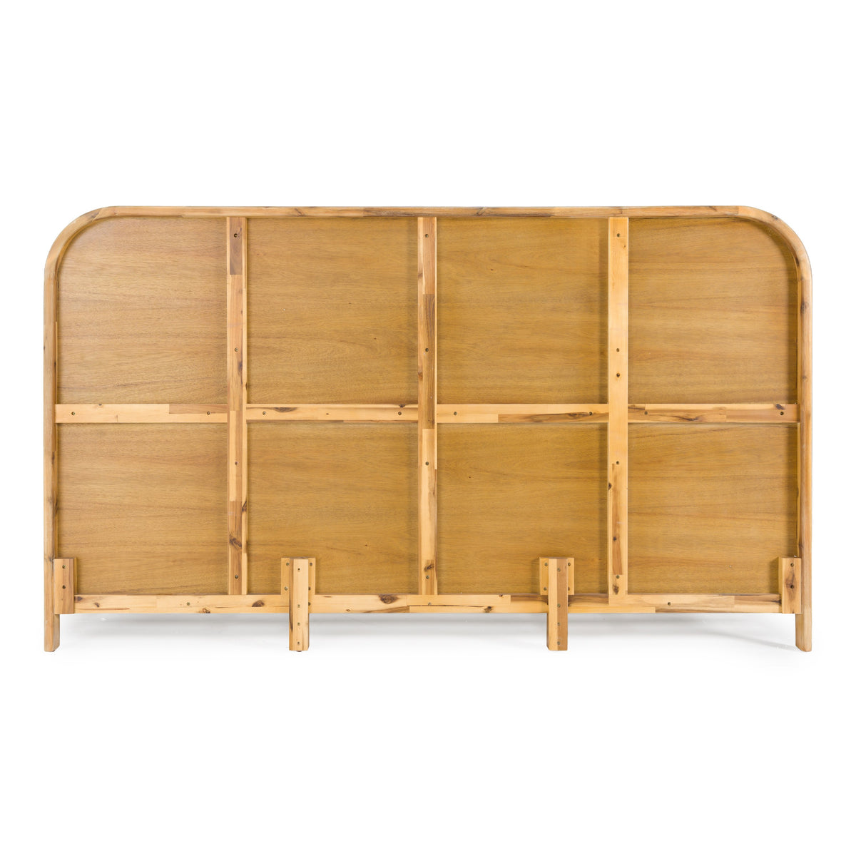 Dresden Modern Natural Acacia Bed