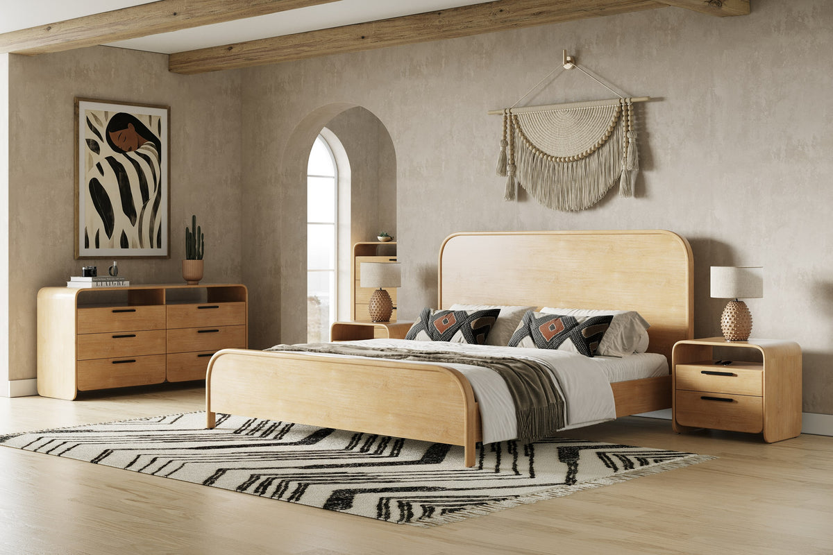 Dresden Modern Natural Acacia Dresser