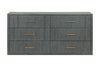 Manchester- Contemporary Dark Grey Dresser