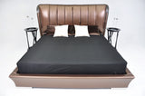 Temptation Caesar Italian Classical Design Leather Platform King Bed