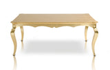 Imperial Transitional Gold Crocodile Dining Table