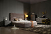 Mielcasa | Grey Modrest Duke Modern Grey Velvet & Black Gun Chrome EK Bedroom Set | SKU VGVCBD1903-GRY-SET-EK | MPN: 80266 | Free Delivery & Free Return