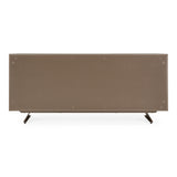 Dunster Contemporary Beige Ceramic + Metallic Grey Buffet