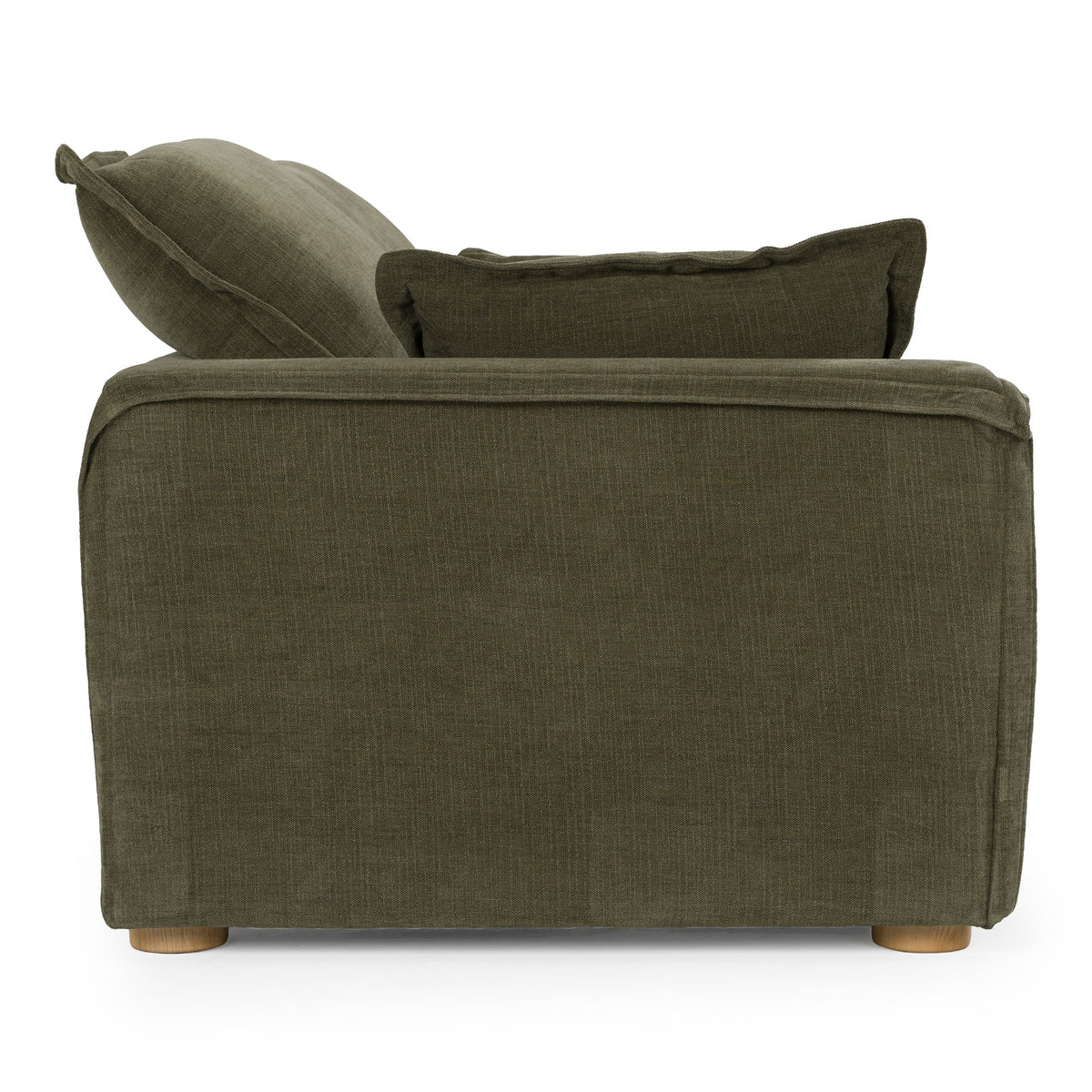Durbin Modern Green Fabric Sofa