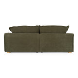 Durbin Modern Green Fabric Sofa