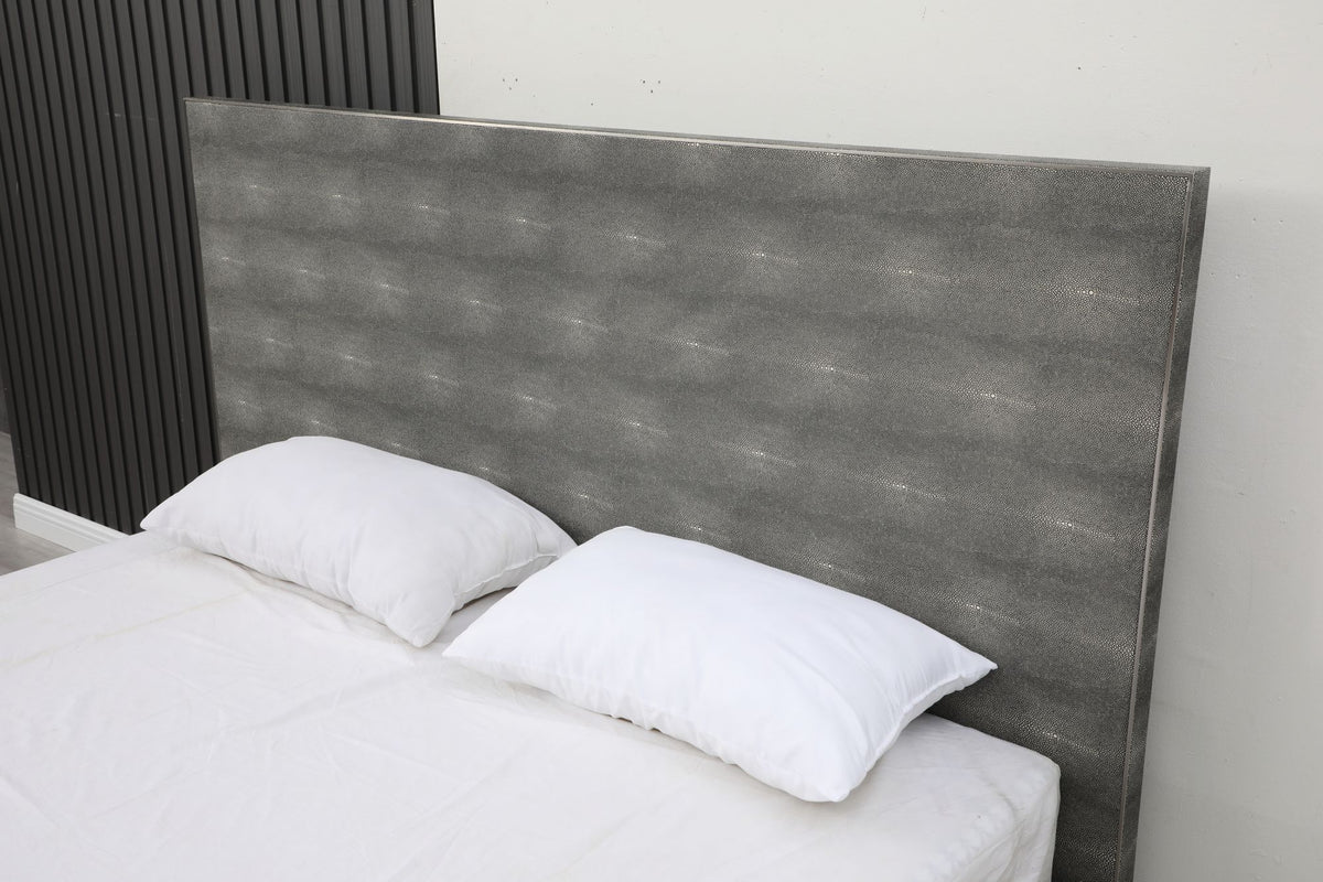 Dynasty Modern Shagreen Bed