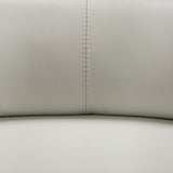 Eden Modern Grey Leather Armchair