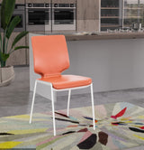 Eileen Modern Cognac Eco-Leather Dining Chair (Set of 2)