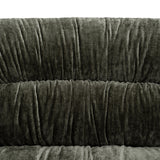 Elias Modern Green Fabric Curved Modular Sectional Sofa-5-Piece Sectional