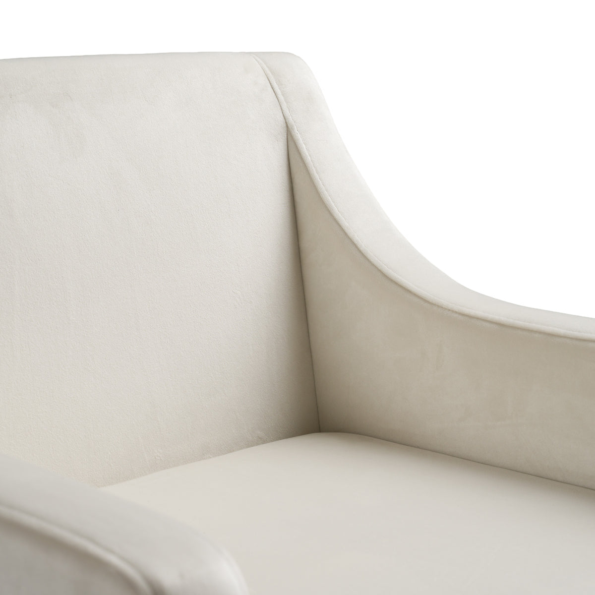 Elijah Modern Beige & Copper Antique Brass Dining Chair