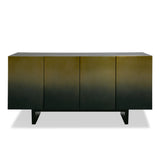 Elmira Glam Black Ash + Gradient Stainless Steel Buffet