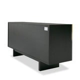 Elmira Glam Black Ash + Gradient Stainless Steel Buffet
