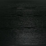 Elmira Glam Black Ash + Gradient Stainless Steel Round Dining Table