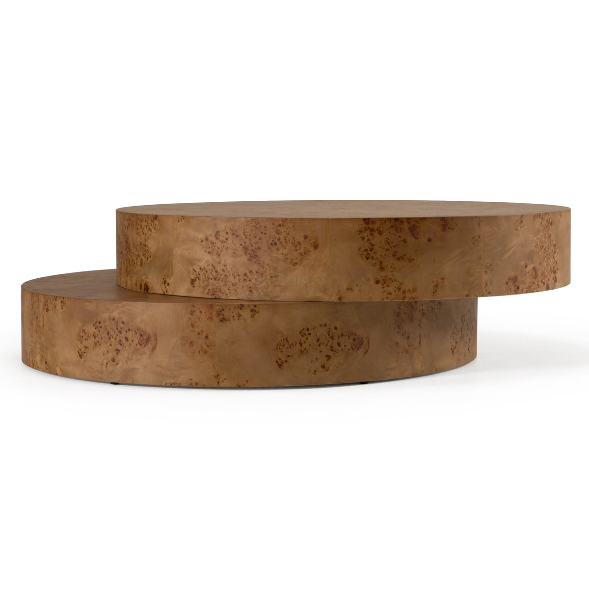 Ely Modern Faux Burl Coffee Table