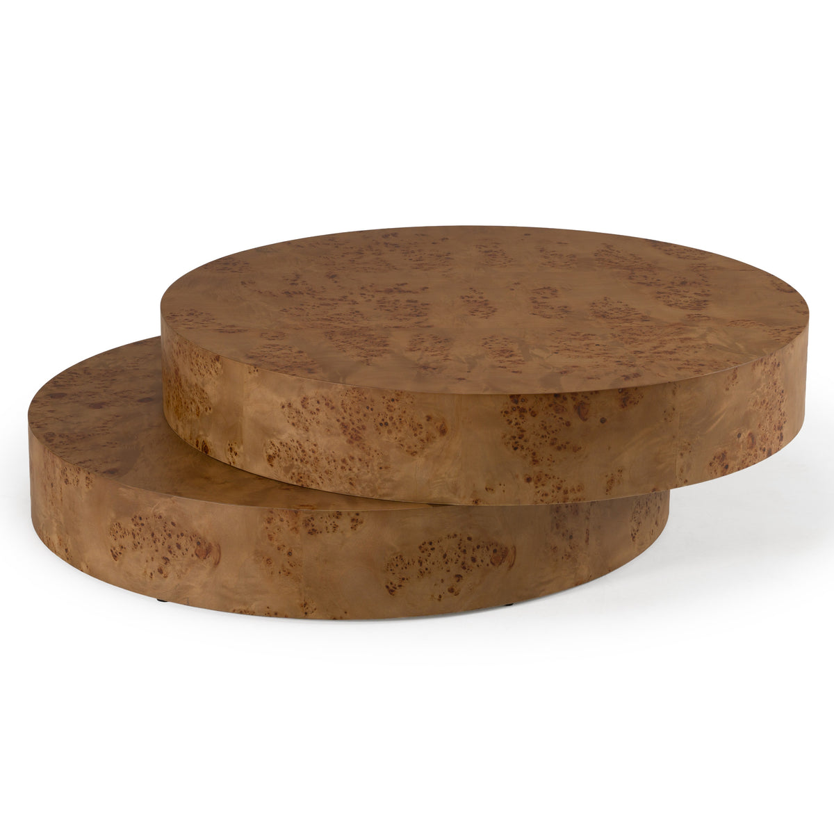 Ely Modern Faux Burl Coffee Table