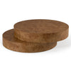 Ely Modern Faux Burl Coffee Table