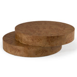 Ely Modern Faux Burl Coffee Table