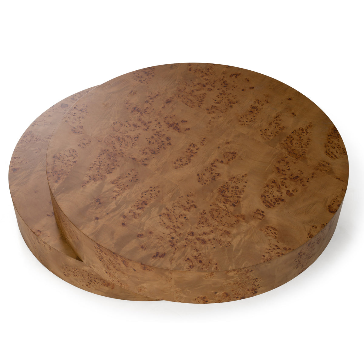 Ely Modern Faux Burl Coffee Table
