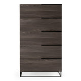 Enzo Italian Modern Grey Oak Chest