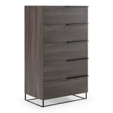 Enzo Italian Modern Grey Oak Chest