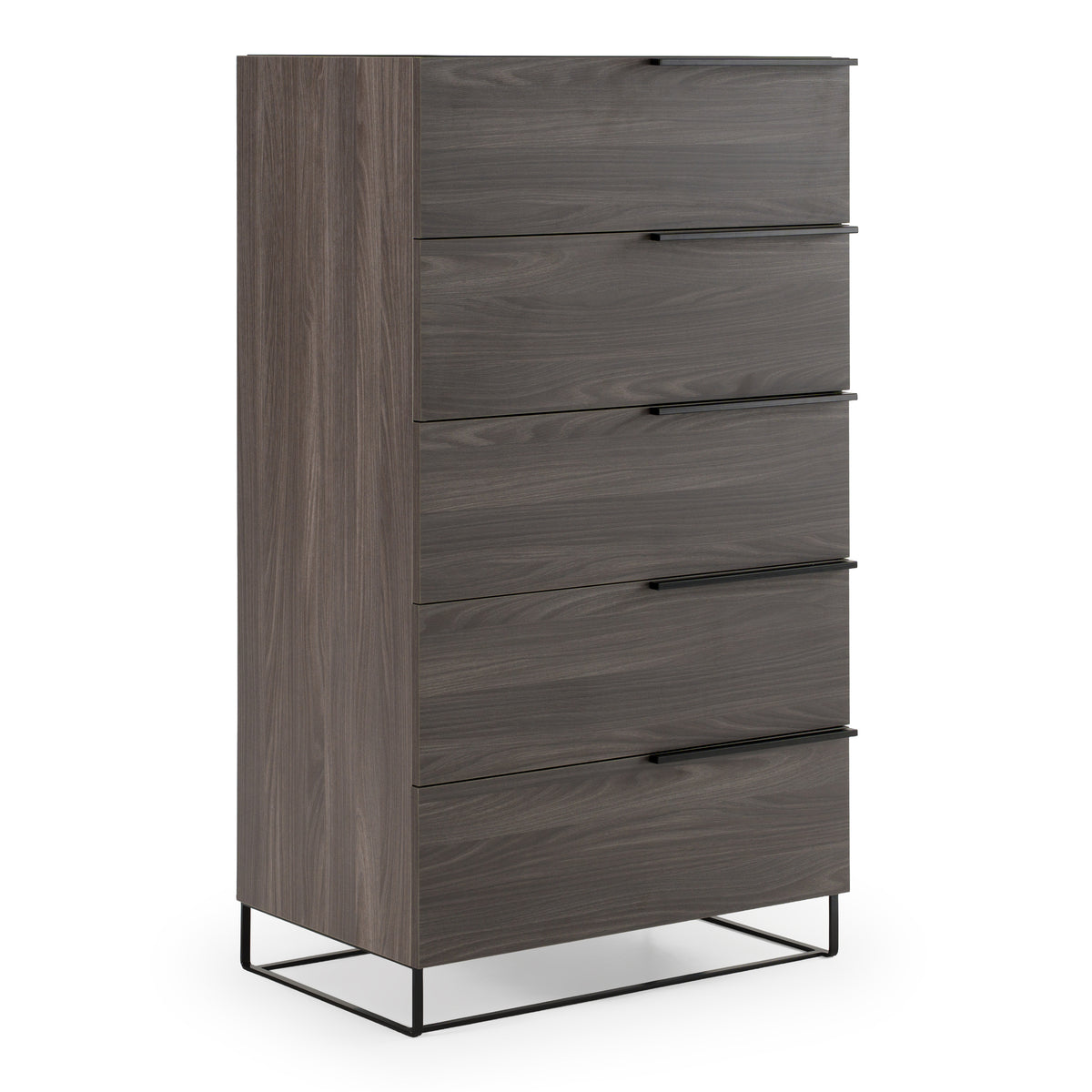 Enzo Italian Modern Grey Oak Chest