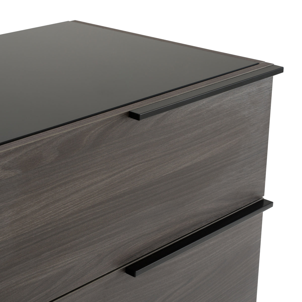 Enzo Italian Modern Grey Oak Chest