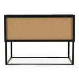 Enzo Italian Modern Grey Oak Nightstand