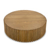 Espana Modern Walnut Round Coffee Table