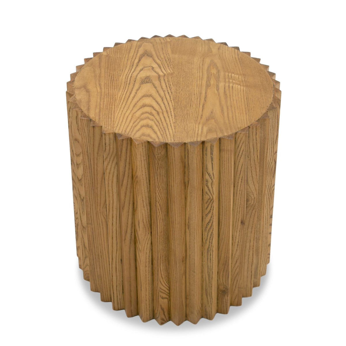 Espana Modern Walnut Round End Table