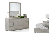 Ethan Italian Modern Grey Mirror