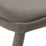 Faerron Modern Grey Leatherette Dining Chair