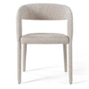 Faerron Modern Ivory Beige Fabric Dining Chair