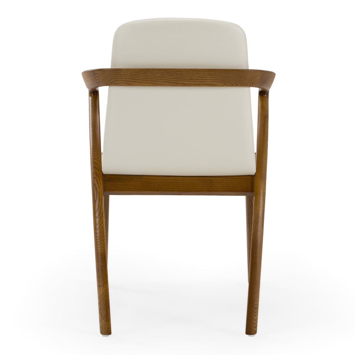Falcon Mid-Century Walnut and Cream Dining Chair